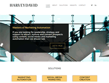 Tablet Screenshot of harveydavid.com